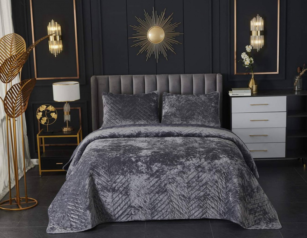 Покрывало Фернанд (серое)